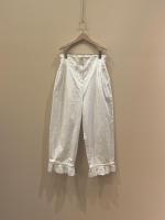 high waist ankle botton pants