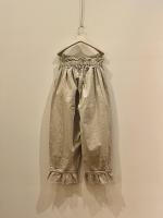 high waist ankle botton pants