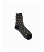 SEE-THROUGH GLITTER FRINGE SOCKS