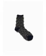 SEE-THROUGH GLITTER FRINGE SOCKS