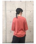 60/2・超長綿クルコン天竺6分丈カットソー
