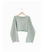 OVER DYE SWEAT SHORT SHIRT