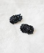 【tumugu;×アトリエ染花】コットンサテンイヤリング