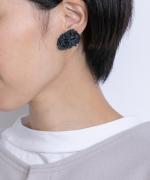 【tumugu;×アトリエ染花】コットンサテンイヤリング