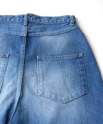 12OZヴィンテージデニム　ワイドパンツ