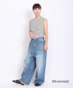 12OZヴィンテージデニム　ワイドパンツ