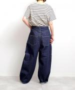 12OZヴィンテージデニム　ワイドパンツ（INDIGO）