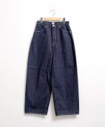 12OZヴィンテージデニム　ワイドパンツ（INDIGO）