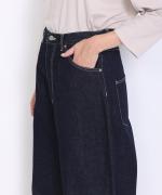 12OZヴィンテージデニム　ワイドパンツ（INDIGO）