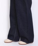 12OZヴィンテージデニム　ワイドパンツ（INDIGO）