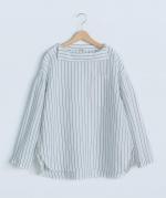 リネンレーヨンキャンバス２ｗａｙネックブラウス
