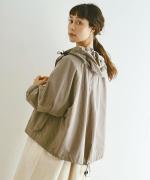 ハイカウントコットンツイルフードジャケット