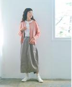 【ラストワン！】ハイカウントコットンツイルスカート