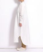 【ラストワン！】コットンリネンポプリンワンピース