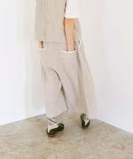 アンティークナインテリネン　8分丈パンツ