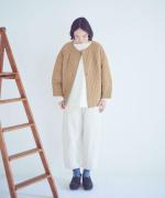 コットンキルティング　ショートジャケット