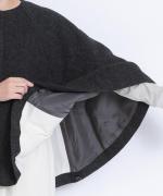 トラディショナルウールツイル　ポンチョ