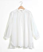 ふわふわコットン　ロングシャツ