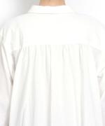 ふわふわコットン　ロングシャツ
