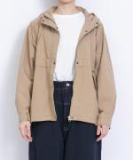 コットンナイロンリップストップ　フードジャケット