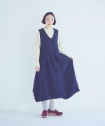 ソリトリネン①　エプロンワンピース