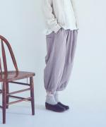 ソフトコーデュロイ　バルーンパンツ