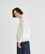 ふわふわコットン　シャツブラウス