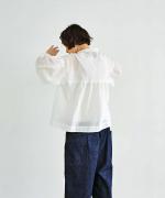 ふわふわコットン　シャツブラウス