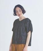 デニムレタードプリント　プルオーバー