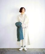 【ラストワン！】リネンコットンギンガム　ストール