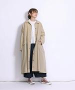 ツムグ×ハプナオンラインストア別注　ウォーターリペレントバックギャザーコート