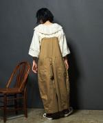 コットンスカラップ刺繍起毛　2WAYブラウス