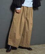 ヴィンテージフレンチドリル　ワイドパンツ