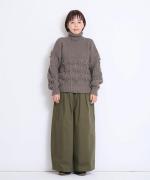 ヴィンテージフレンチドリル　ワイドパンツ