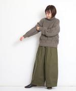 ヴィンテージフレンチドリル　ワイドパンツ