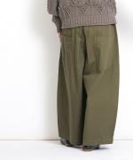 ヴィンテージフレンチドリル　ワイドパンツ