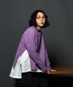 ロイヤルリネン　ロングプルオーバー