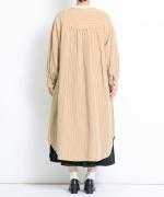 【PICK UP ITEM！】リネンレーヨンストライプ　シャツワンピース