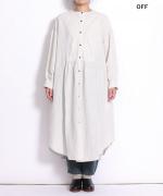 【PICK UP ITEM！】リネンレーヨンストライプ　シャツワンピース