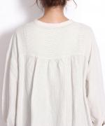 【PICK UP ITEM！】リネンレーヨンストライプ　シャツワンピース