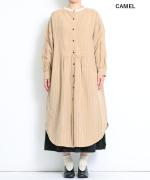 【PICK UP ITEM！】リネンレーヨンストライプ　シャツワンピース