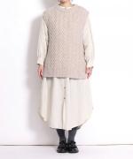 【PICK UP ITEM！】リネンレーヨンストライプ　シャツワンピース