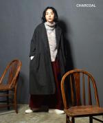 【PICK UP ITEM！】オーガニックコットンスラブサージ　ロングコート