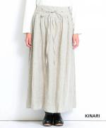 リネントップヤーンキャンバス　スカート