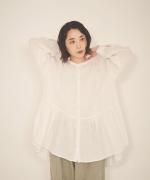 ロイヤルリネン　ロングブラウス