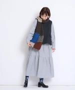トップヴィンテージフラノウール　後ろあきベスト