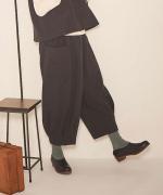 トップヴィンテージフラノウール　9分丈パンツ