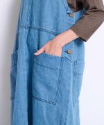 【PICK UP ITEM！】10oz コットンリネンンデニム　2wayジャンパースカート