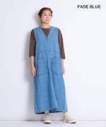 【PICK UP ITEM！】10oz コットンリネンンデニム　2wayジャンパースカート