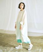 【PICK UP ITEM！】コットンガーゼWワッシャー　2Wayワンピース